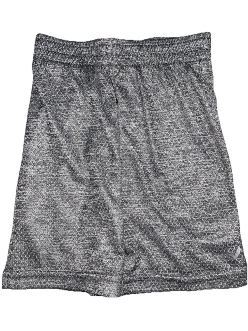 Boys Gray And Black Athletic Activewear 2-Pack Elastic Waistband Gym Shorts Sz 4